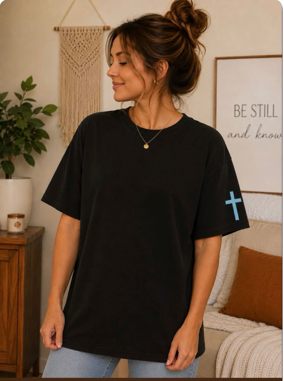 Surely Goodness and Mercy Tee - Black