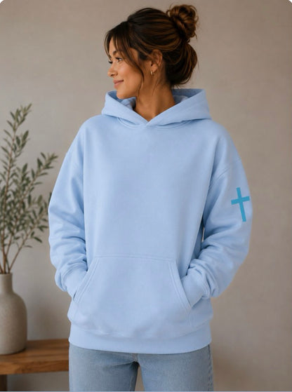 Surely Goodness and Mercy Hoodie - Powder Blue